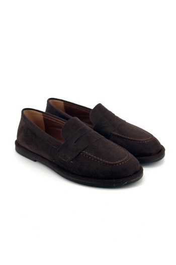 Shoebutik Дамски мокасини Salida Bitter Coffee Suede