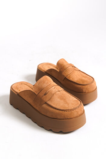 Riccon Arionelth Women's Slippers 0012128 Tan
