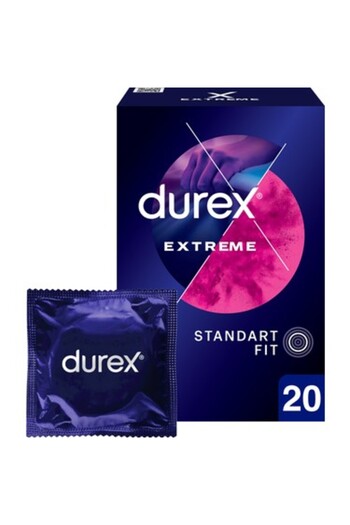 Durex Extreme 20'li ve Tırtıklı Prezervatif