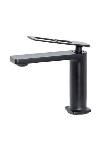 KORMAN TECHNIK Basin Faucet, Sanitary Brass, Black, 9707H