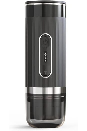 Fipka Preavy Portable Espresso Machine, 3-in-1 Wireless Coffee Maker Compatible with Capsules and Ground C