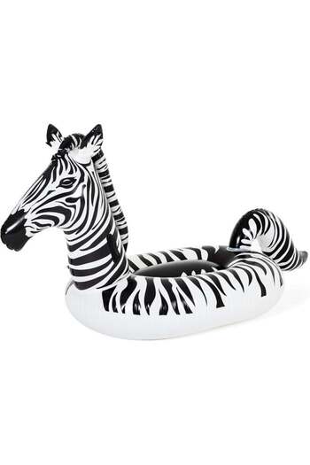 BESTWAY Zebra Inflatable Ride On | Pool Float, Swimming Pool Kids Inflatable Raft, Pool Toys for Kid