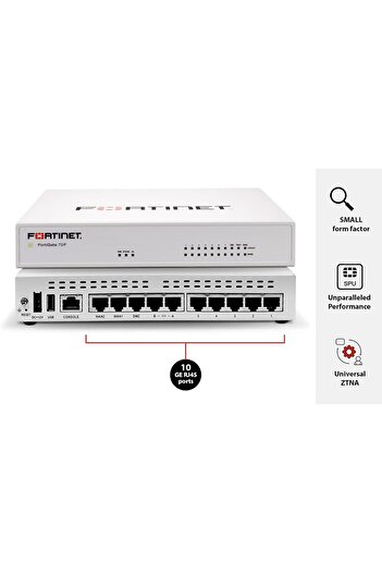 Fortinet FortiGate-70F Network Security Appliance Plus 1 Year FortiGuard Unified Threat Protection (UTP) and