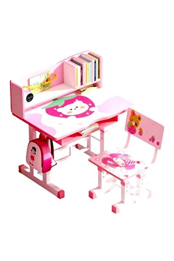 DEEBCO Birou multifuncțional + scaun ergonomic pentru copii și preșcolari (75x45cm) ®