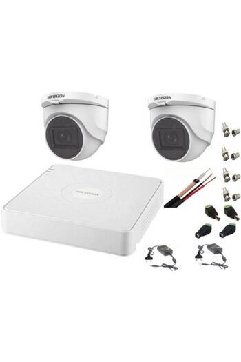 Hikvision Interior Audio-Video Surveillance System with 2 Cameras