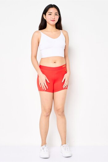 Nike Women Sportswear Fit Training Shorts, Red