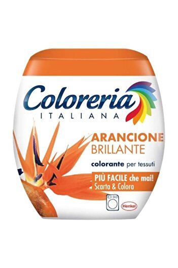 coloreria italiana Orange Fabric Dye, Arancione Brillante, 350 g
