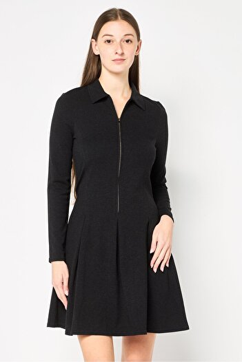 Lacoste Women Heather Mini Dress, Black