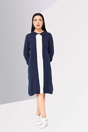 Lacoste Women Textured Midi Dress, Multicolor