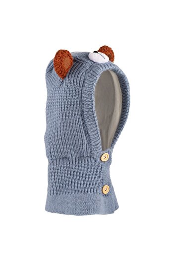 Aware Time 0-12 Months Fleece-Lined Balaclava with Girl and Boy Figures