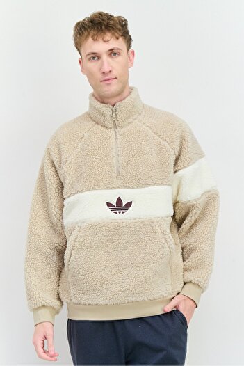 adidas Men Sportswear Fit Outdoor Jacket, Beige