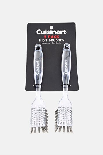 Cuisinart 2 Pieces Dish Brushes With Handle, Transparent