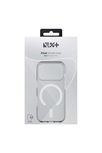 NEXT ONE NOA protective case with MagSafe for iPhone 17 Pro, Transparent