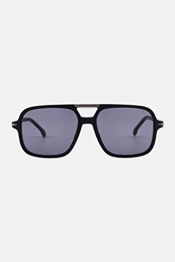 Carrera Men 207880RZZ58M9 Aviator Sunglasses, Black