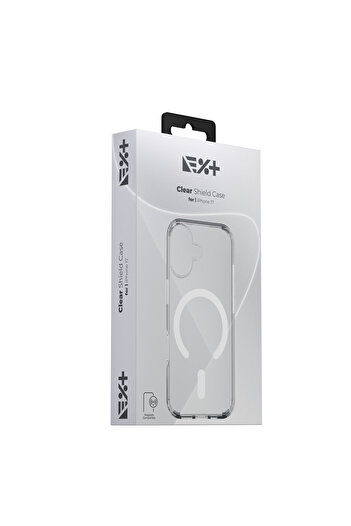 NEXT ONE NOA protective case with MagSafe for iPhone 17, Transparent