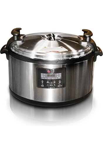 Fipka DLC Electric Pressure Cooker 65L, 5000Watt DLC-38917-65, Modern Silver/Black Color
