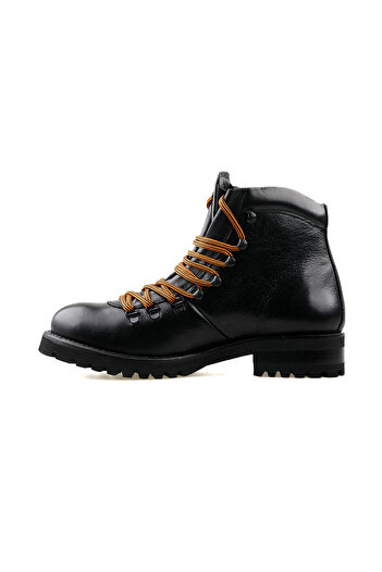 Harley Davidson 026M100060 Notley Μαύρες Δερμάτινες Ανδρικές Μπότες Casual 026M100060-NOTLEY-BLACK-DERI Μαύρο