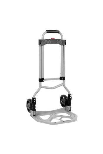 STA Promotional Package: Aluminum Folding Cart with Wheels, Adjustable Height, Load + Plastic Wheel for