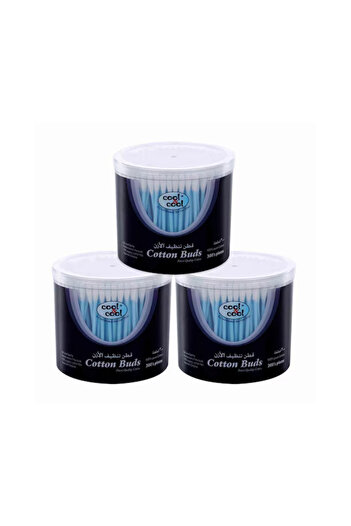 COOL & COOL Cool & Cool Cotton Buds 300 Pcs Ultra Soft Gentle 2+1 Free