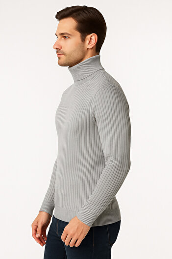 ModaPlaza Men's Turtleneck Sweater 720