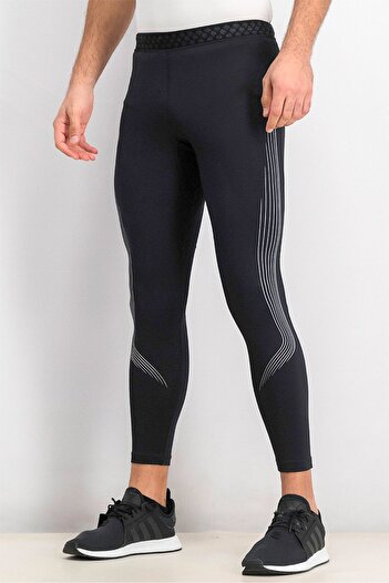 Under Armour Men Ua Rush Run Stamina Tights, Black and Purple
