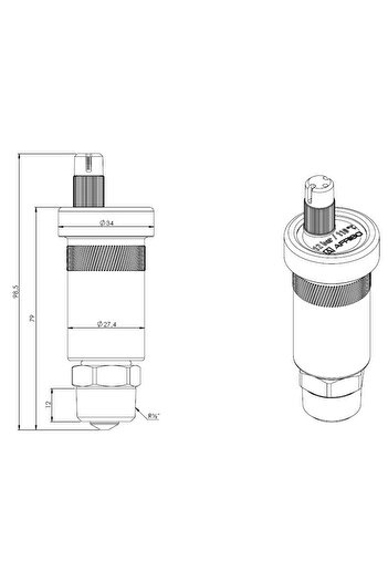 Other PrimoVent G 38" Air Vent with Aquastop & Foot Valve