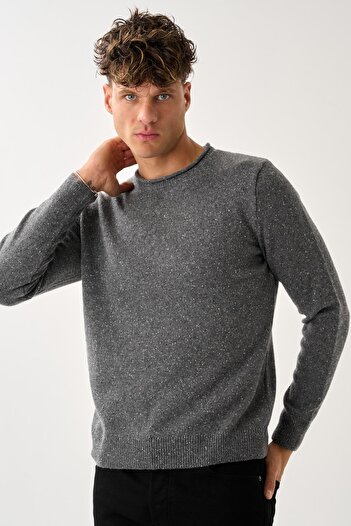 ALEXANDERGARDI Men's Melange Knit Sweater