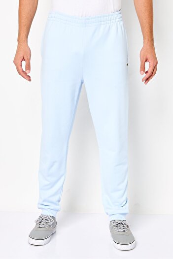 Lacoste Men Regular Fit Embroidered Logo Sweatpants, Light Blue