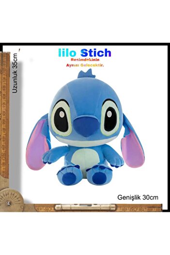 zera collection Large Cute Lilo Stitch Plush. 35cm Big Size Original - Soft Velvet Fabric.
