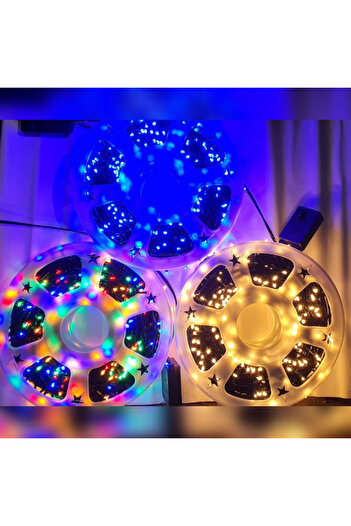 OEM Christmas installation, V8 bulb roll, warm white, 50 meters