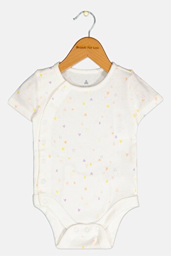 GAP Toddlers Boy Allover Print Short Sleeves Bodysuits, White