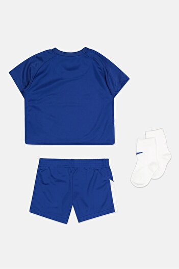 Nike Toddlers Boy 3 Piece Chelsea Tees And Shorts With Socks Jersey Set, Blue Combo