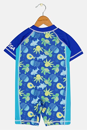 Coega Sunwear Toddlers Girl Allover Print One Piece Swimsuit, Multicolor