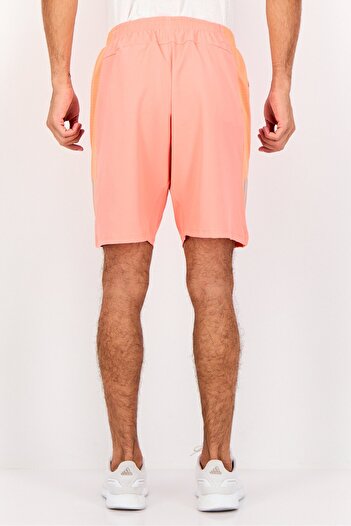 adidas Men Sportswear Fit Drawstring 9 Inseam Training Shorts, Coral
