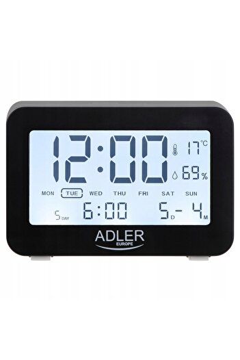 Other AD 1196 black Battery-powered alarm clock