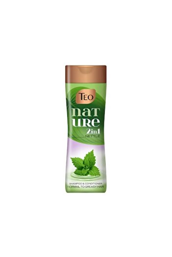 Teo Shampoo for Normal and Oily Hair Nature 2 in 1 Nettle, 350 ml