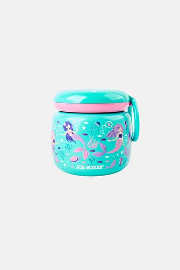 Joe Boxer Mermaid Print Lunch Jar, Sea Green