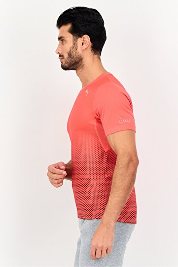 Puma X One8 Men Sportswear Fit Short Sleeves Training T-Shirt, Coral