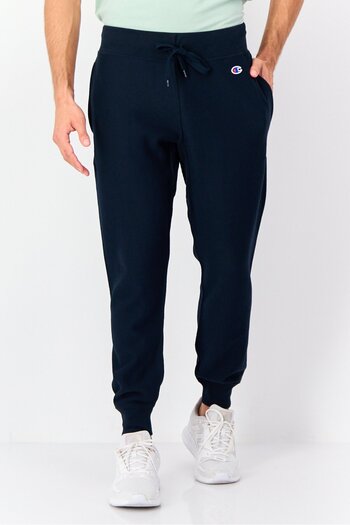 Champion Men Sportswear Fit Brand Logo Outdoor Sweatpants, Navy