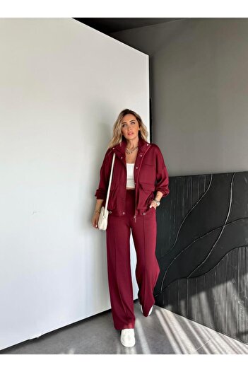 EGZOTİK ASORTİK Pocket Detailed Sweat Pants Set