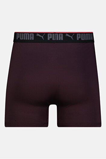 Puma Men 3 Piece Brand Logo Boxer Briefs, Multicolor