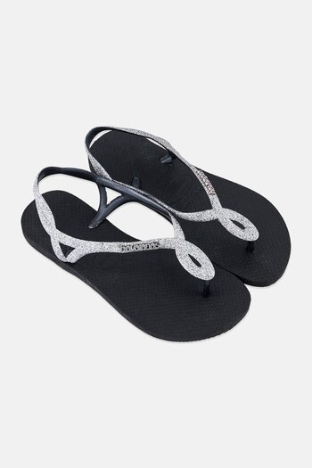 Havaianas Women Hardware Logo Slip On Slippers, Black
