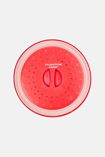 Phantom Chef 2 Pcs Foldable Microwave Covers, Red