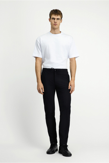 Kiğılı Slim Fit Slim Cut Jogger Fabric Trousers