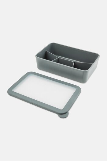 Phantom Chef 4 Compartment Lunch Box, Grey