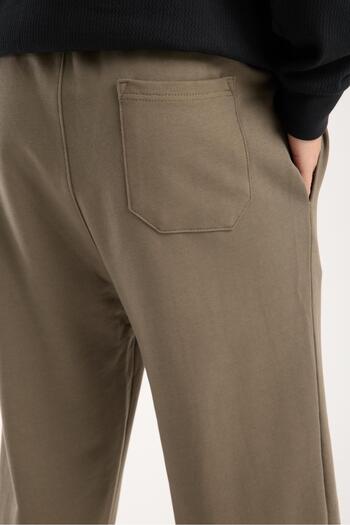 Store 100% Cotton Lace-Up Waist Loose Fit Baggy Pants
