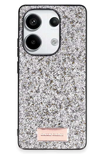 ONEGIF Hn-Shop Xiaomi Redmi Note 13 Pro 4g Bright Silvery Cover - Silver
