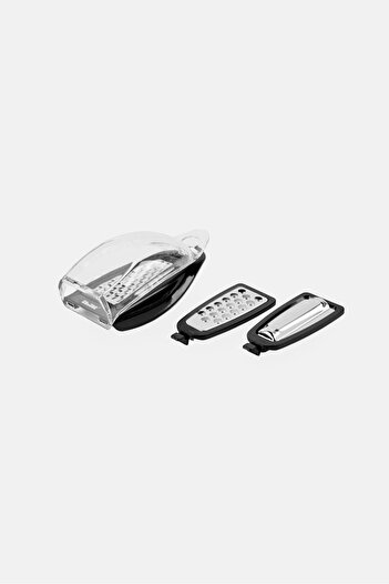iBiLi 3 Blades Peel And Chop Versatile Grater, Silver