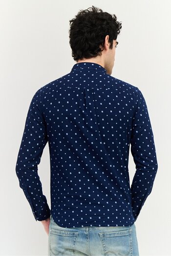 Levi's Men Slim Fit Long Sleeve Allover Print Casual Shirt, Multicolor