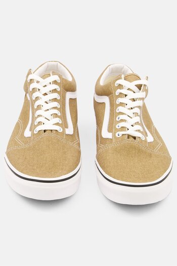 Vans Men Old Skool Lace Up Casual Shoes, Gold